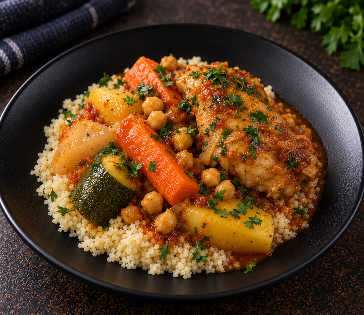 Couscous au poulet